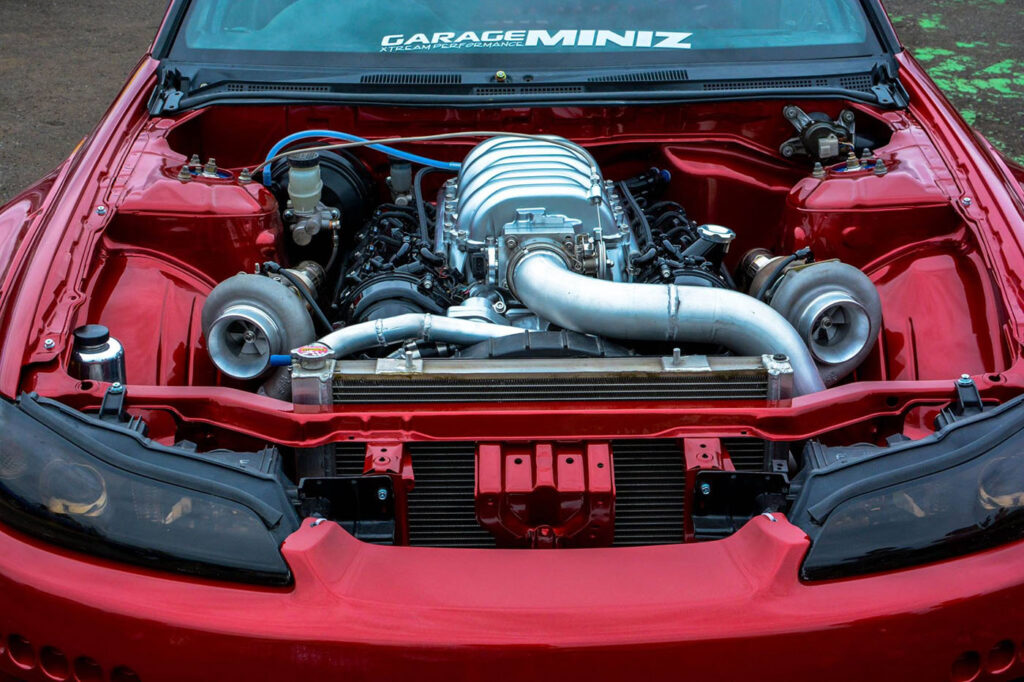 Nissan-S15-with-a-Twin-turbo-1UZ-FE